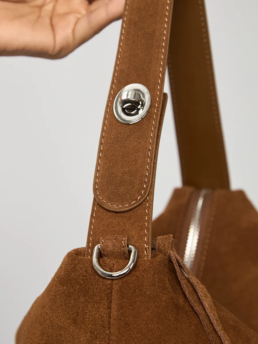 Shoulder Nubuck Leather Austin Bag