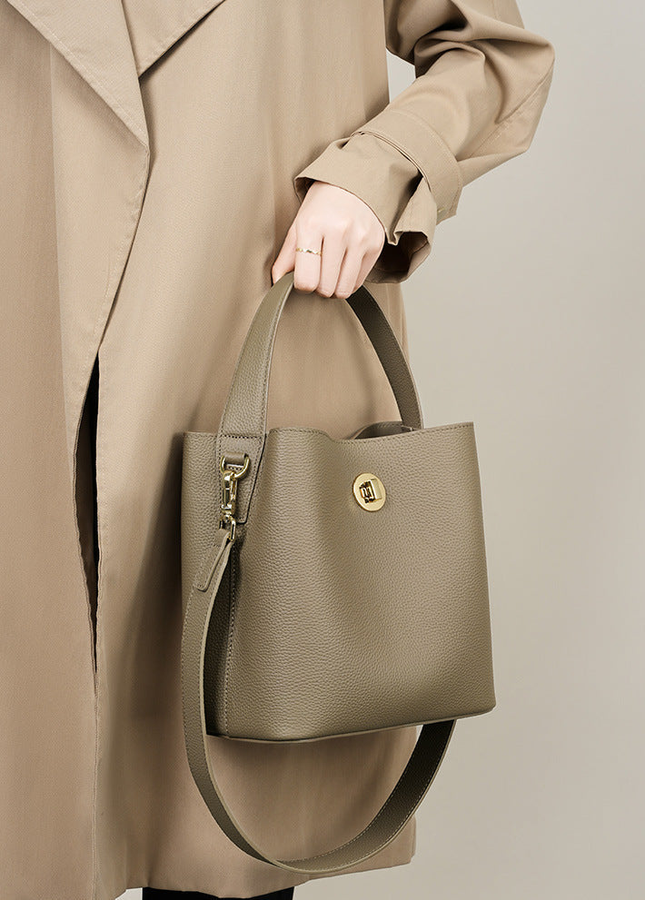 Bucket Genuine Leather Orlando Bag