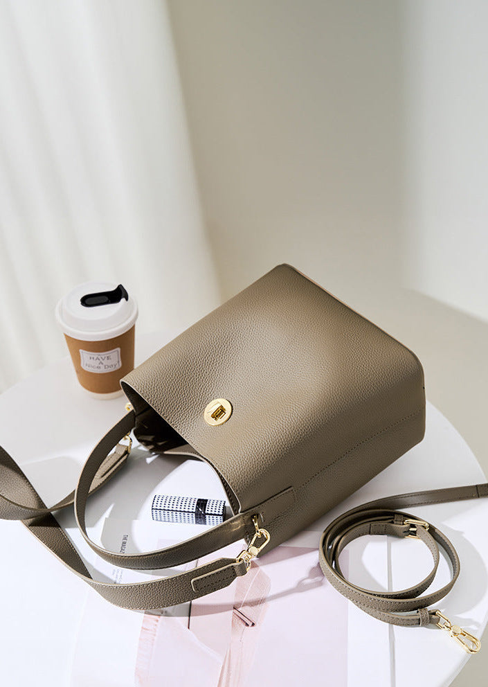 Bucket Genuine Leather Orlando Bag