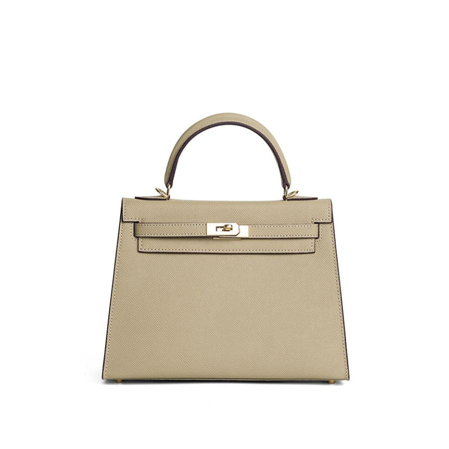 Classic Medium Genuine Leather Madrid Bag – Gold Hardware