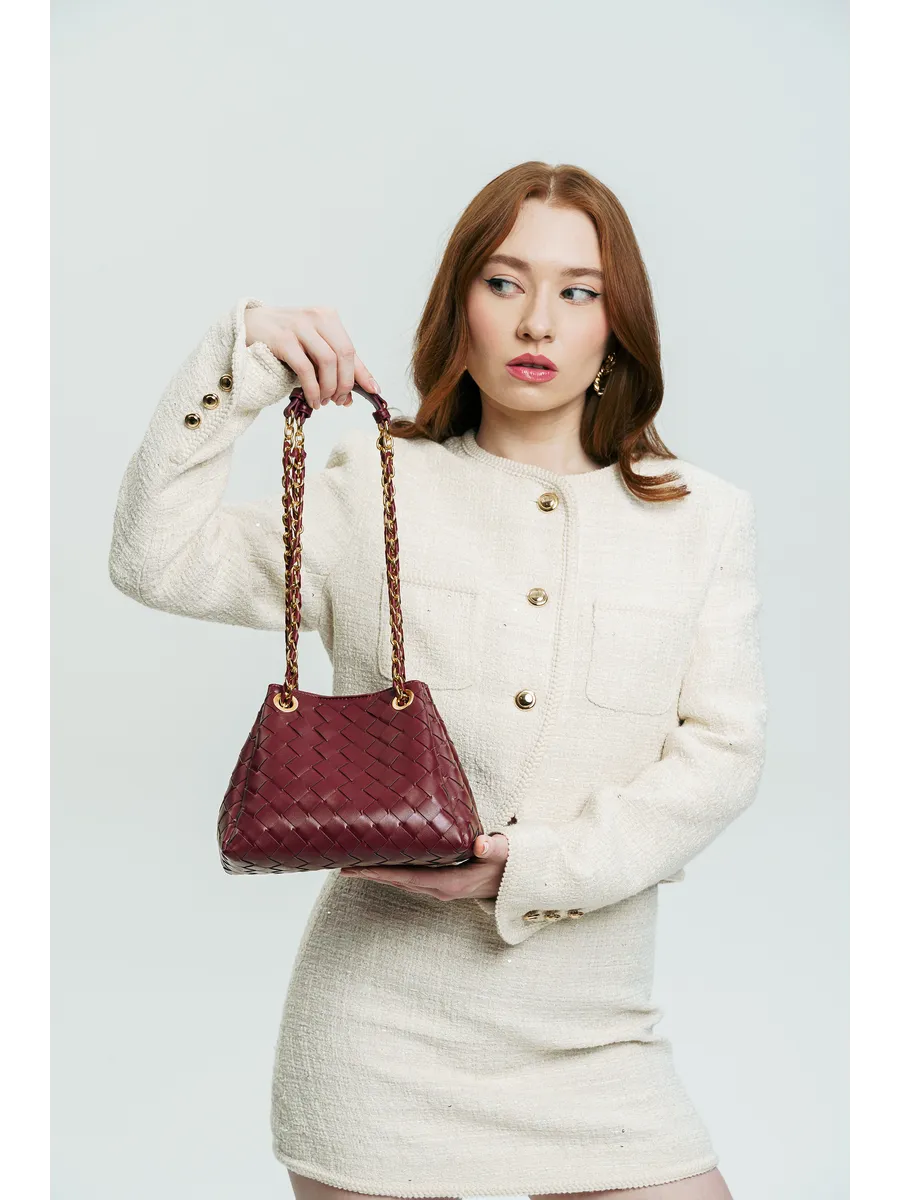 Small Woven Giulia Bag