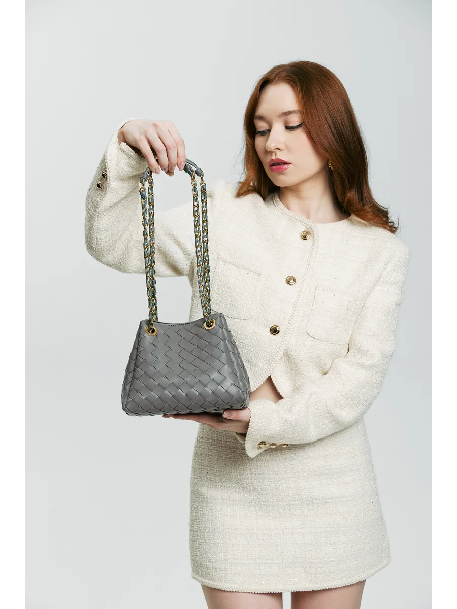 Small Woven Giulia Bag