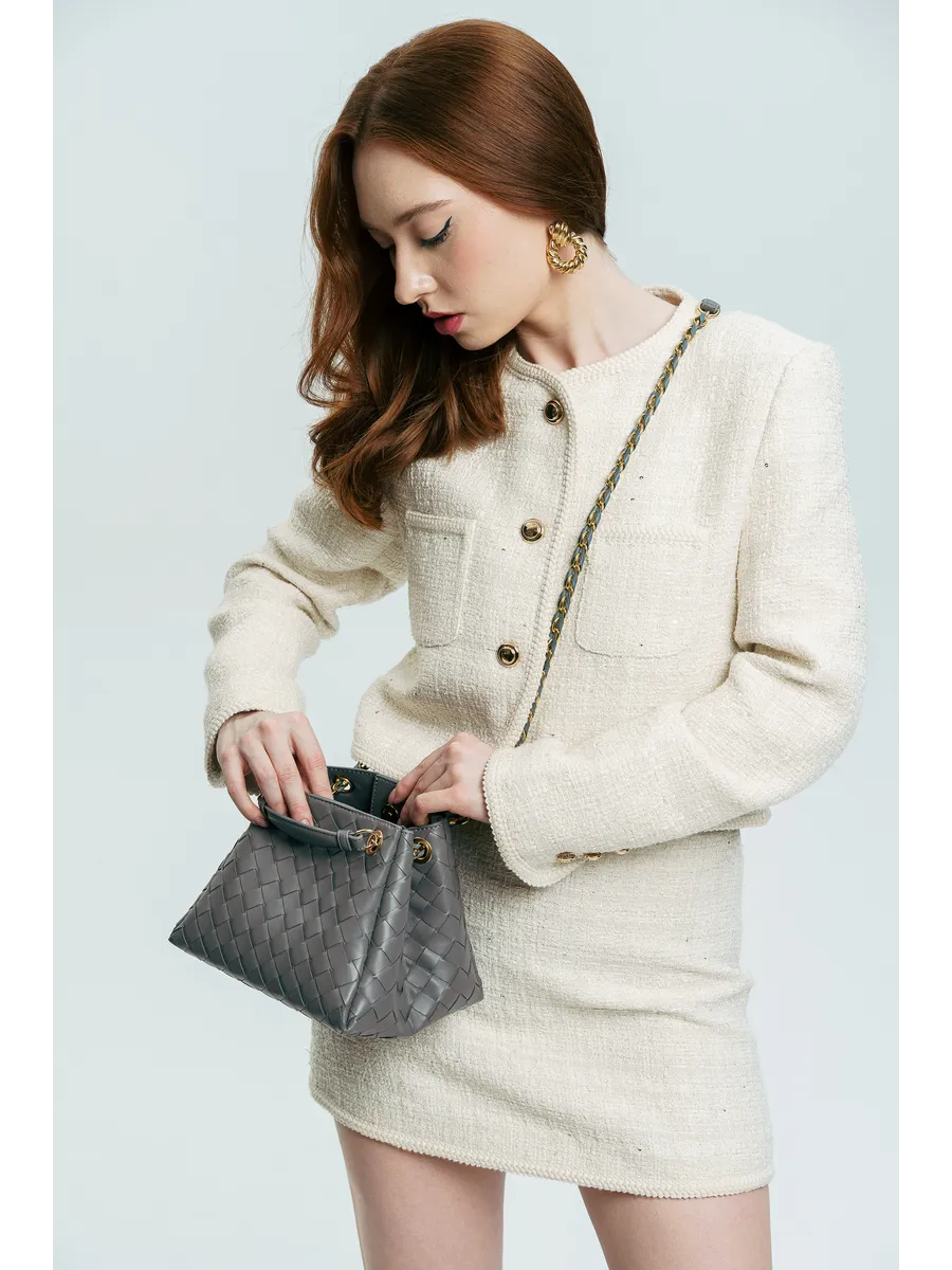 Small Woven Giulia Bag