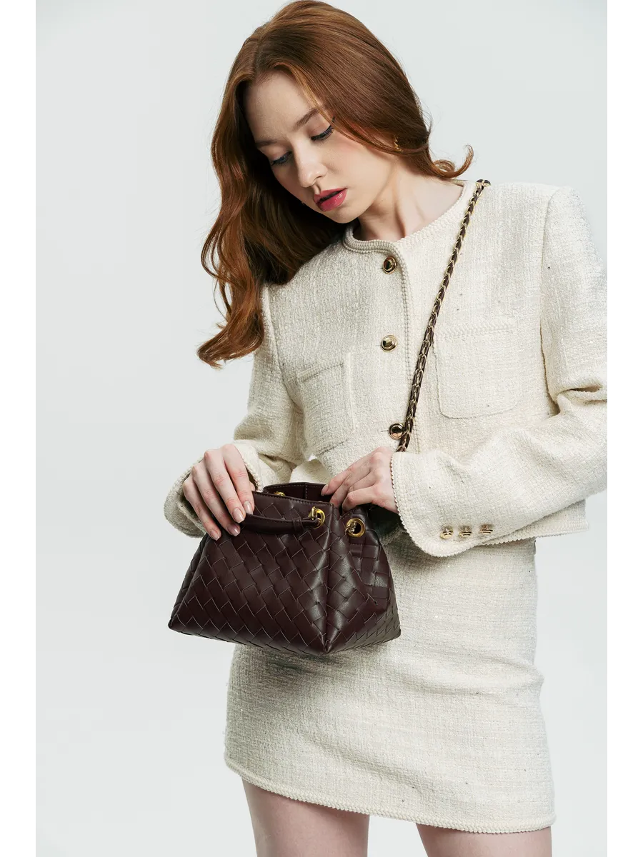 Small Woven Giulia Bag