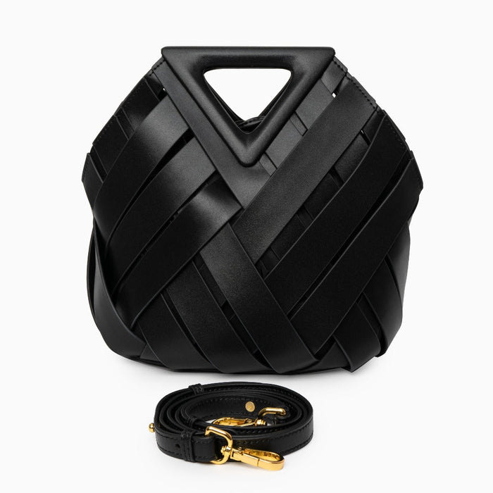 Woven Genuine Leather Lancaster Bag
