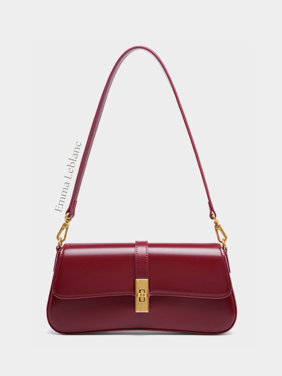 Baguette Small Leather Miami Bag
