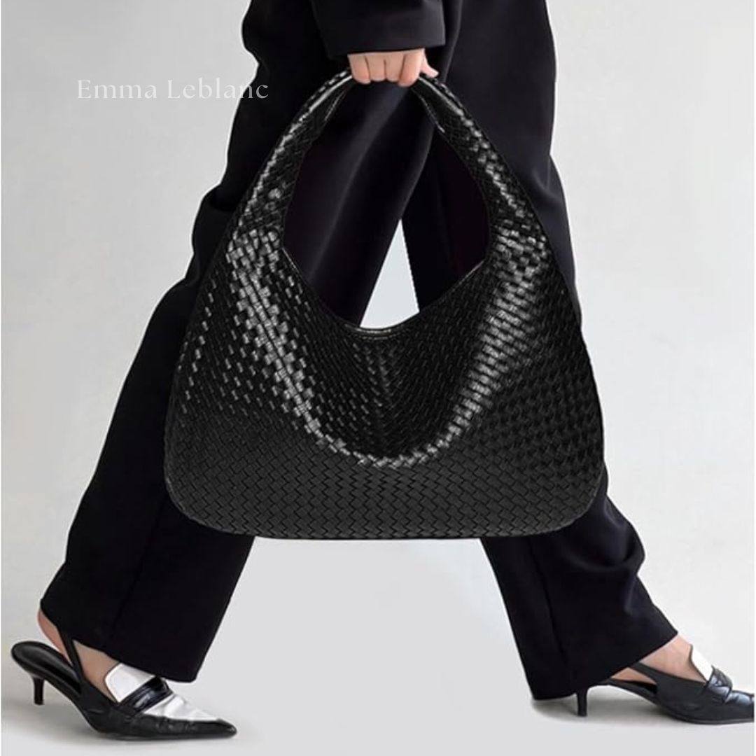 Shoulder Maxi Woven Havana Bag