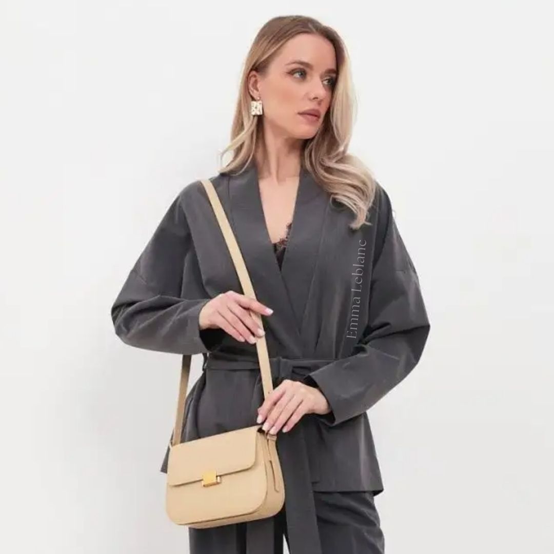 Crossbody Box Genuine Leather Camille Bag