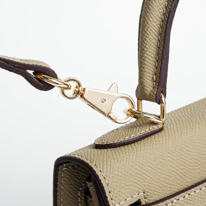 Classic Medium Genuine Leather Madrid Bag – Gold Hardware