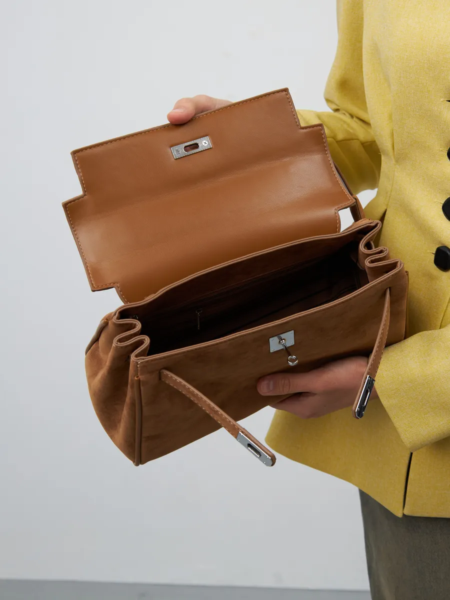 Classic Medium Suede Madrid Bag