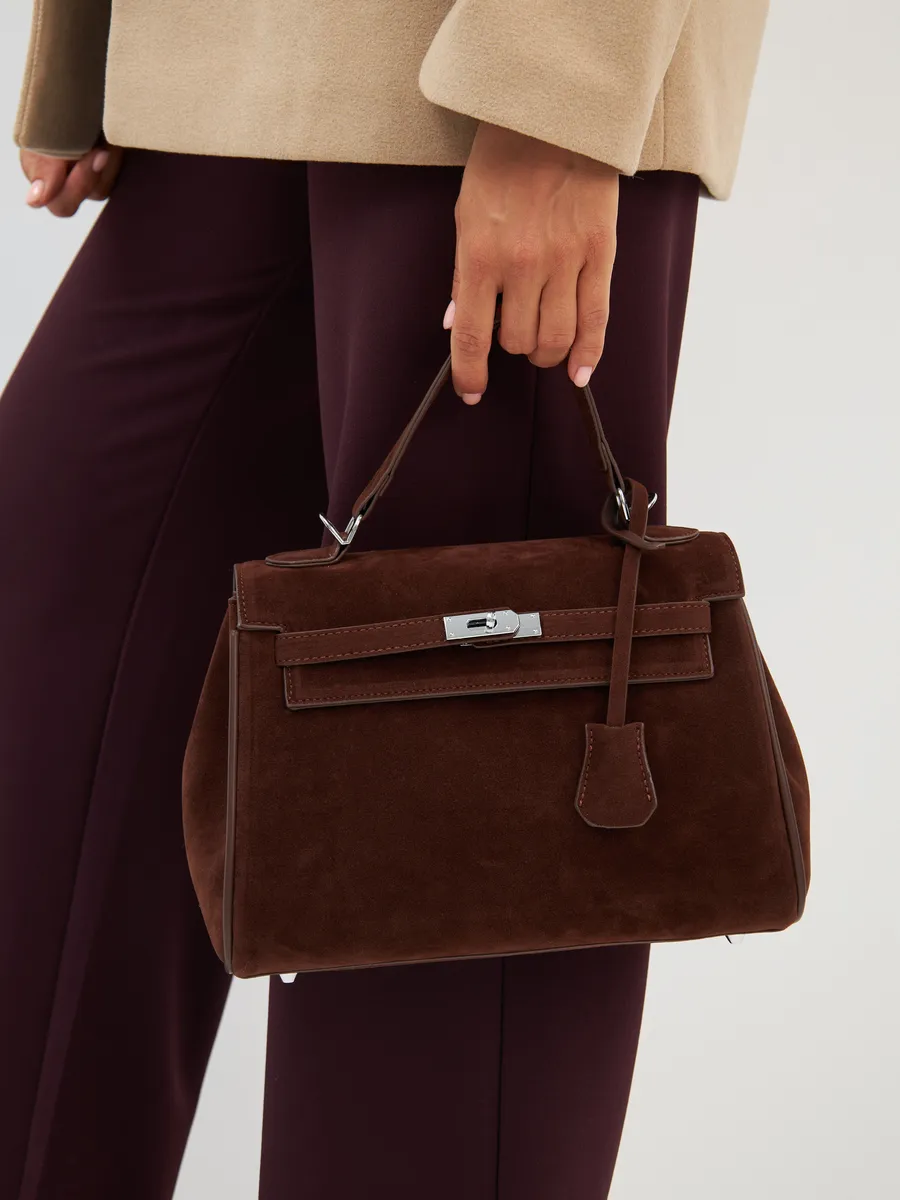 Classic Medium Suede Madrid Bag
