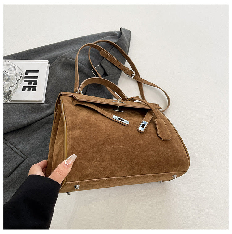 Classic Medium Suede Madrid Bag