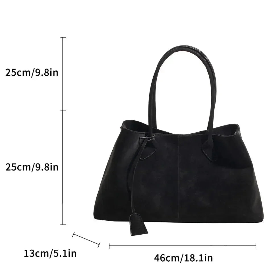 Amara Suede Handbag