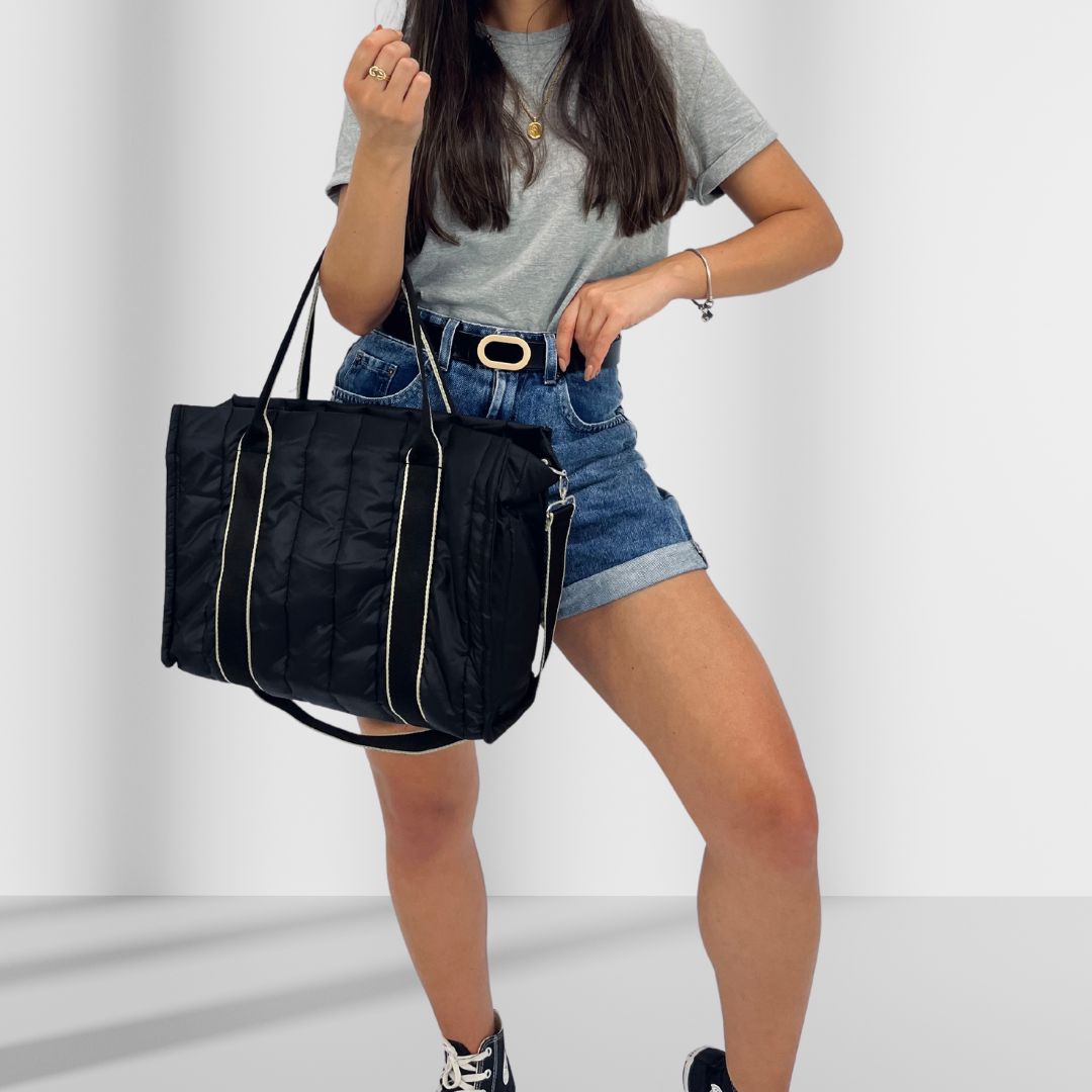Tote Puffer Jade Bag