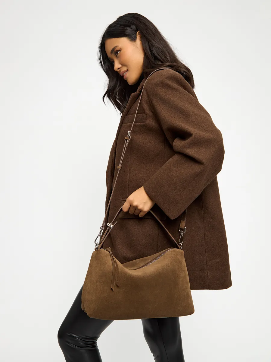 Shoulder Nubuck Leather Austin Bag