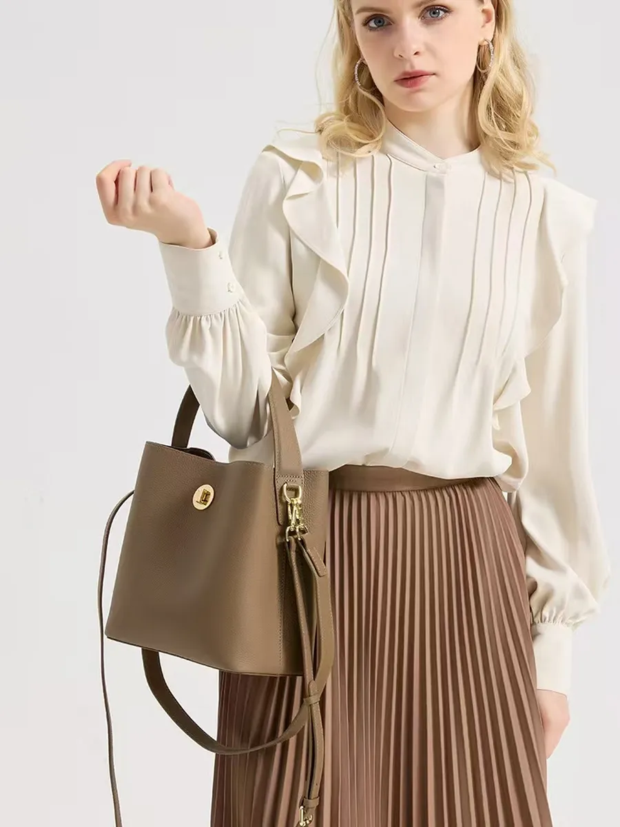 Bucket Genuine Leather Orlando Bag