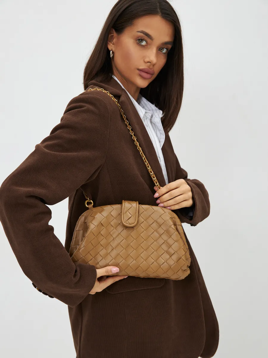 Small Woven Claire Bag