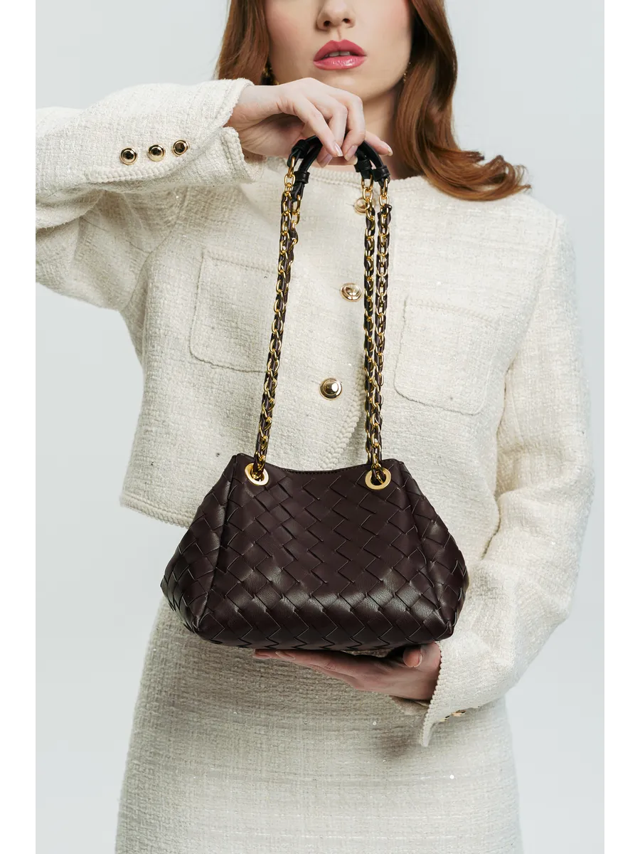 Small Woven Giulia Bag
