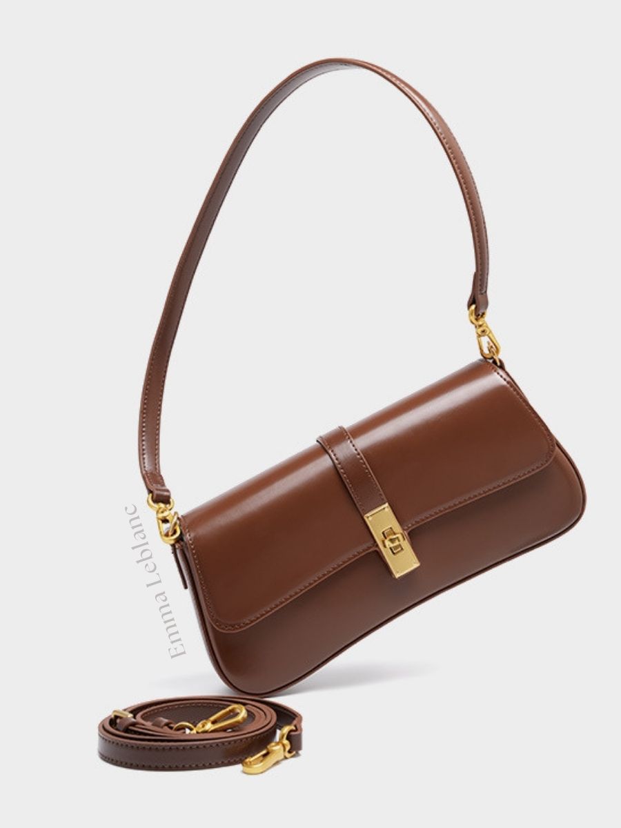 Baguette Small Leather Miami Bag