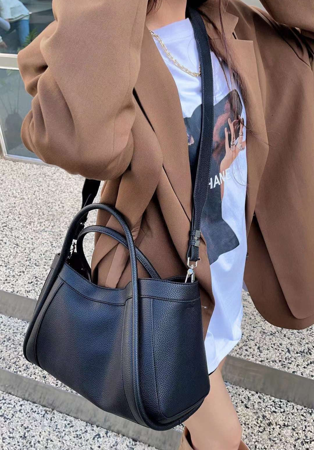 Tote Large Genuine Leather Rouen Bag