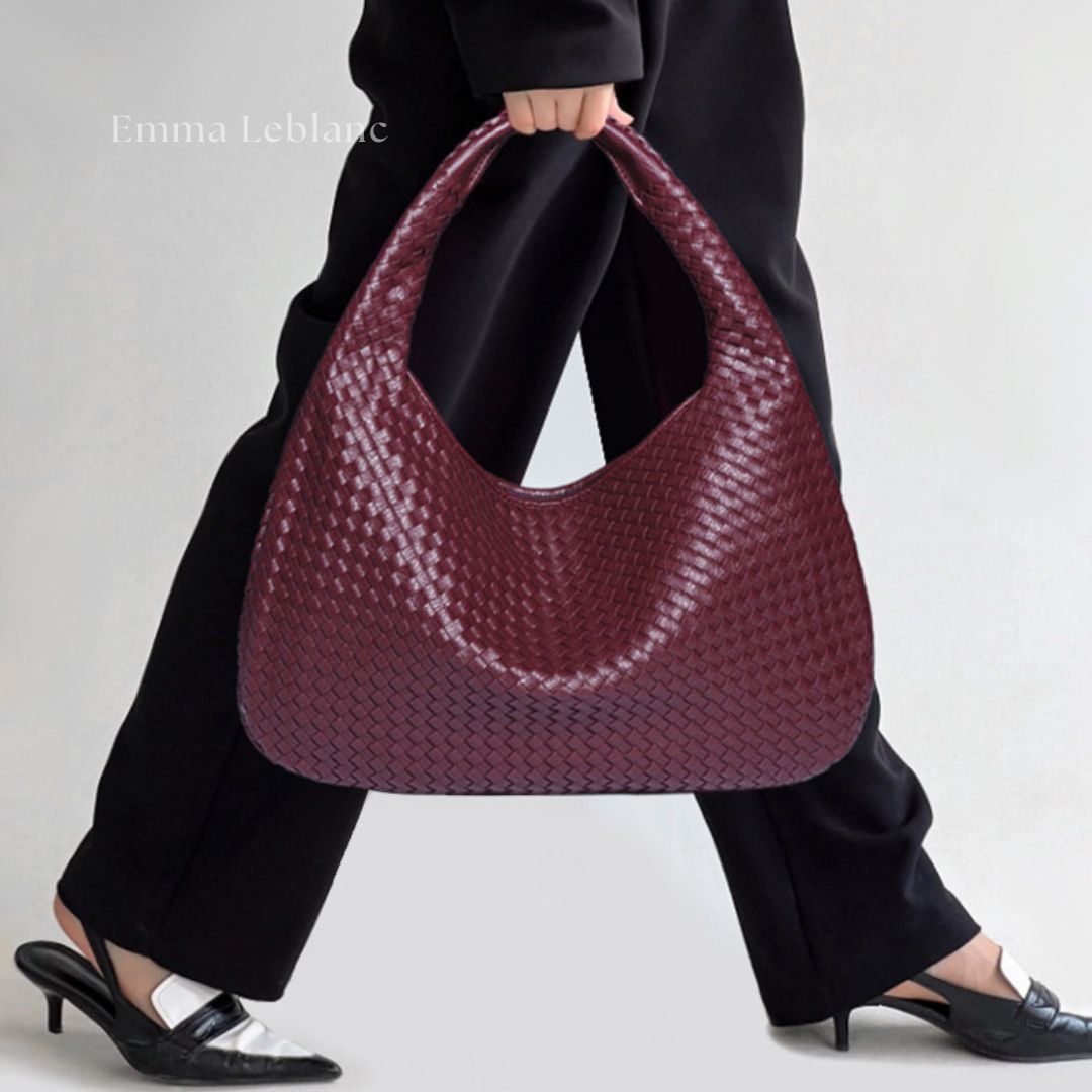 Shoulder Maxi Woven Havana Bag