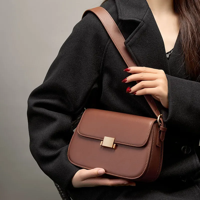 Crossbody Box Genuine Leather Camille Bag