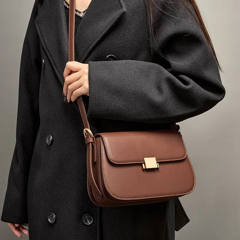 Crossbody Box Genuine Leather Camille Bag