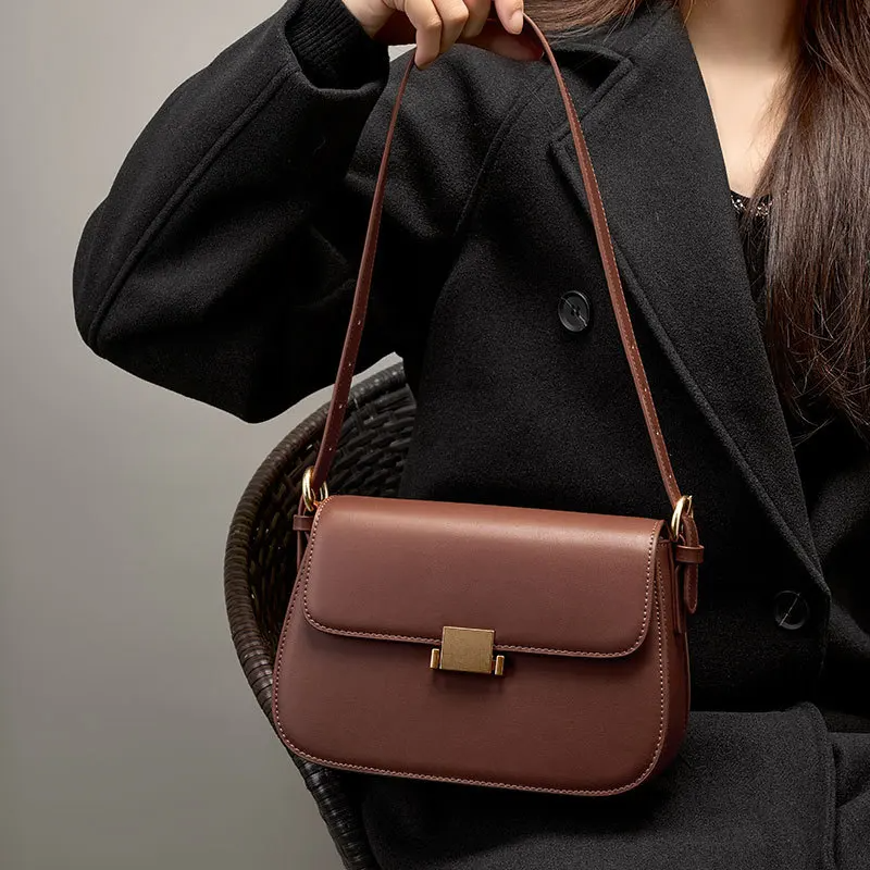 Crossbody Box Genuine Leather Camille Bag