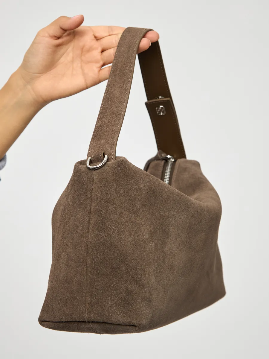 Shoulder Nubuck Leather Austin Bag