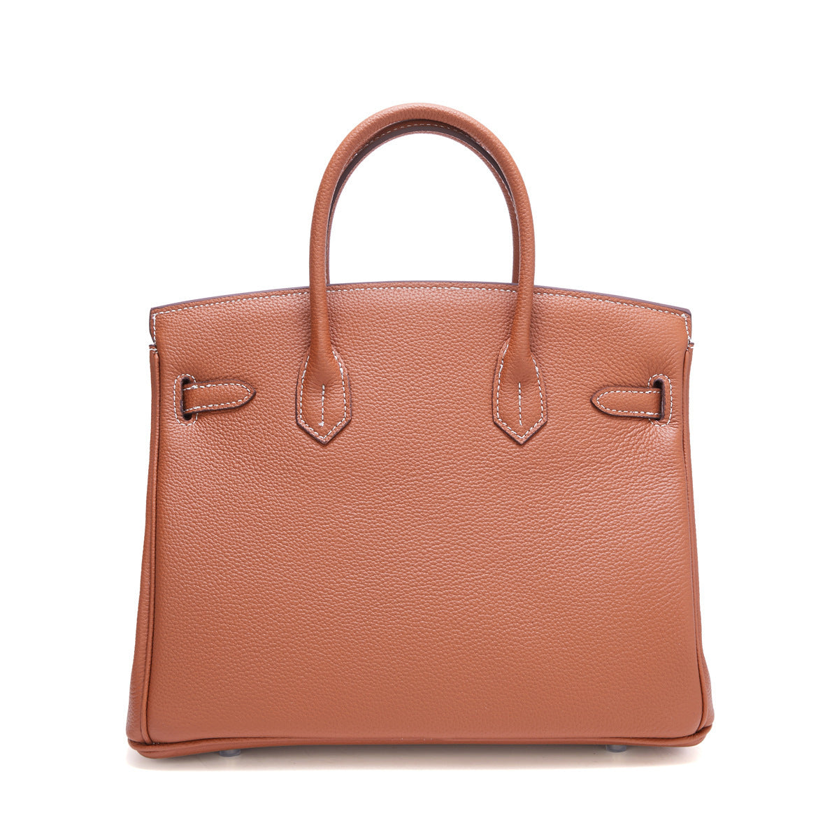 Classic Medium Genuine Leather Barcelona Bag – Silver Hardware