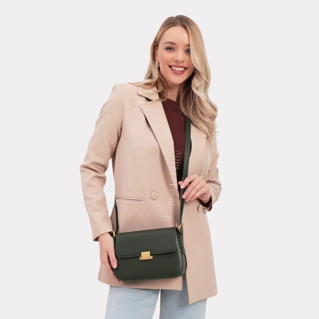 Crossbody Box Genuine Leather Camille Bag