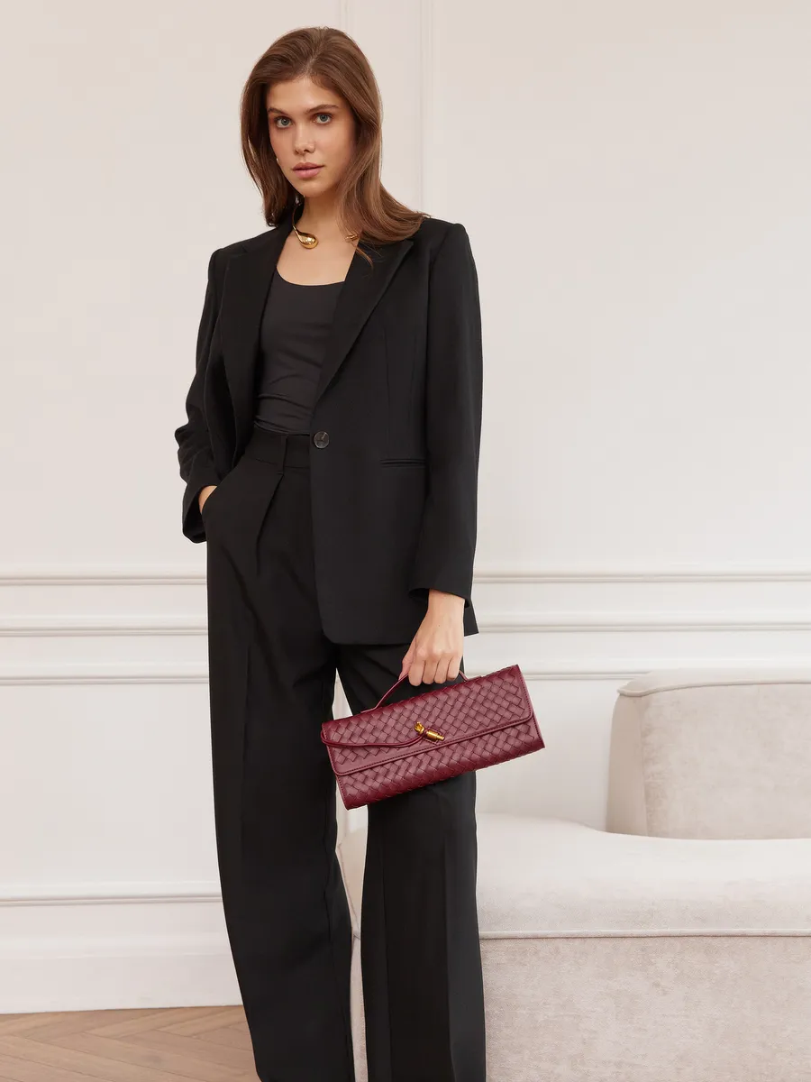 Baguette Woven Laurent Bag