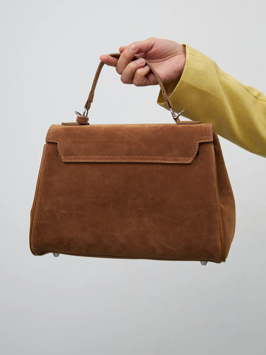 Classic Medium Suede Madrid Bag