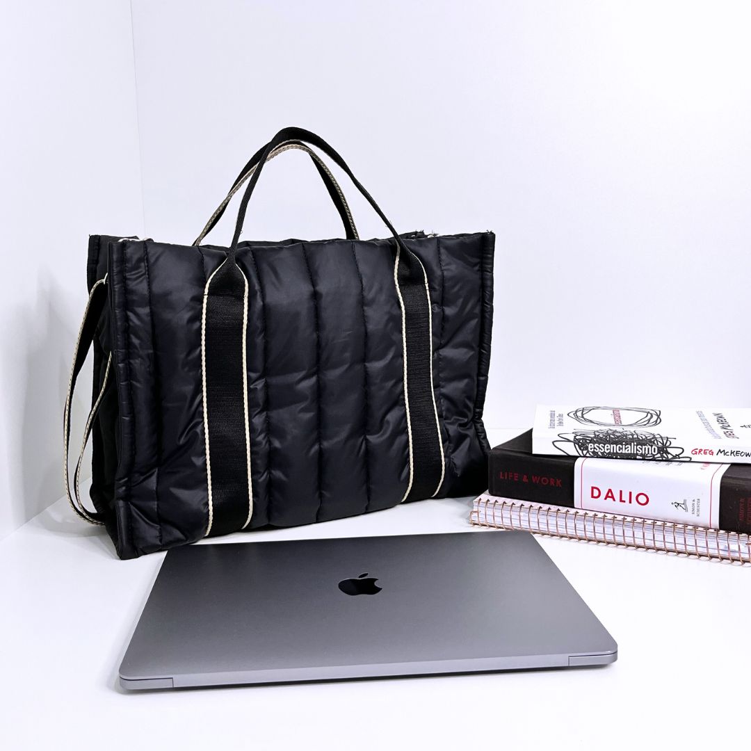 Tote Puffer Jade Bag