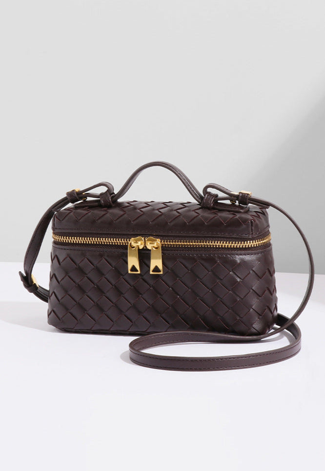 Small Woven Manila Bag