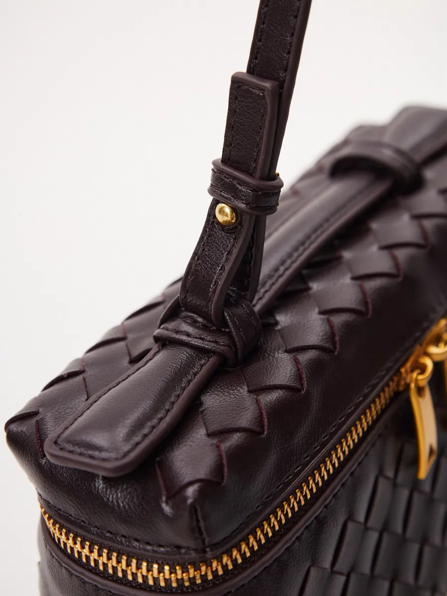 Small Woven Manila Bag