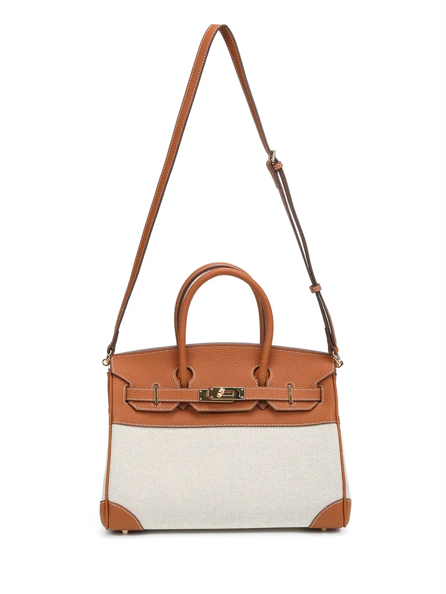 Tote Medium Two-Tone Canvas Zaya Bag