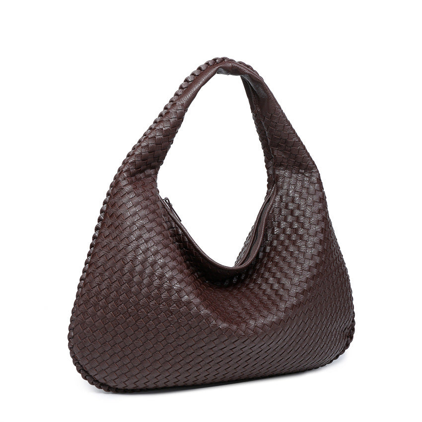 Shoulder Maxi Woven Havana Bag