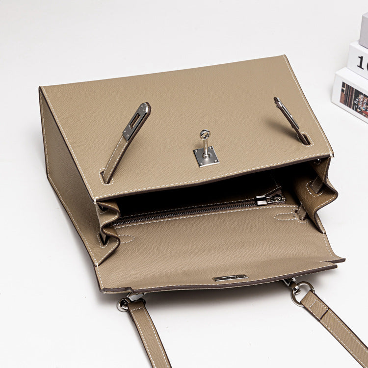 Classic Medium Genuine Leather Madrid Bag – Silver Hardware