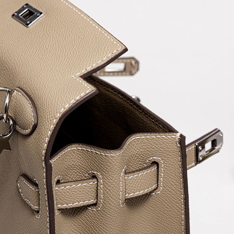 Classic Medium Genuine Leather Madrid Bag – Silver Hardware